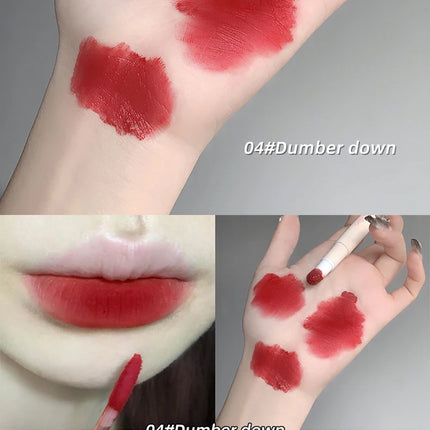Hot Sales Gege Bear Makeup Sponge Tip Lippie Lip Powder Cream Birthday Gift Matte Non-Stick Cup Cute Lip Powder Cream Lip Mud