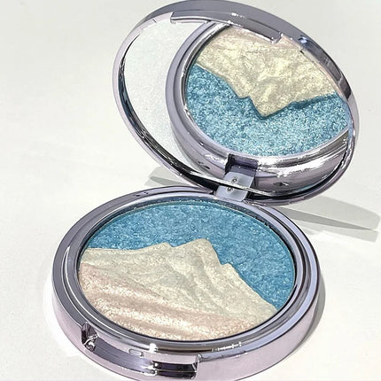 High-Gloss Palette, Starry Glow Series, Delicate Pearl Shimmer, Long-Lasting and Non-Cakey, High Color Payoff, Easy to Apply, Facial Contour Brightening and Contouring, Natural Three-Dimensional Makeup