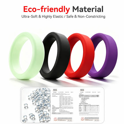Silicone Penis Ring Cock Ring Erection Ring Delay Ejaculation Fixed Stamina Enhancer Sex Toys Adult Male Couples Long Lasting