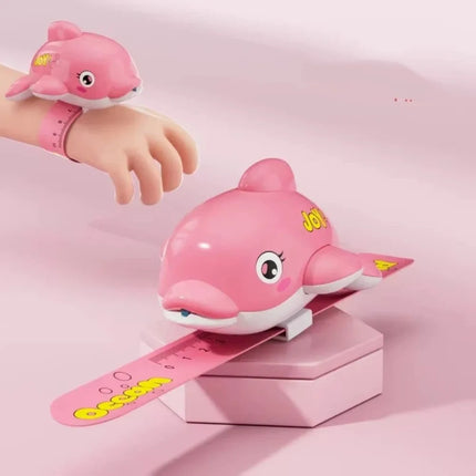 Fun Gift Squirt Function Wrist Water Toy Bracelet Style Cute Design Turtle Squirt Toy Dolphin Press Type Toy Summer Play