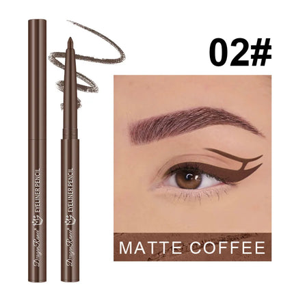 Eyeliner Pen Is Waterproof, Sweat-Proof, Does Not Smudge, Easy for Beginners to Use, Green, Purple, Black, Long-Lasting, Non-Fading Eyeliner Pen