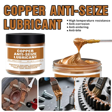 100g Copper Grease Anti Seize Copper Thread Grease Automotive Maintenance Grease Versatile Car Brake Lubricant For Car Brake