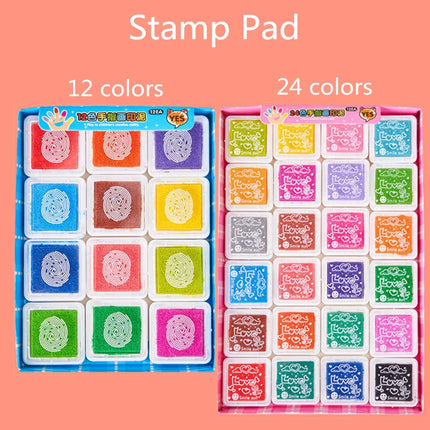 Children Finger Painting Set Baby Montessori Toys Creative DIY Toddler Finger Drawing Books Kids Learning Educational Toy Gifts