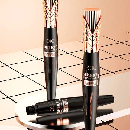 5D Black Waterproof Mascara Lengthens Eyelashes Extension Thick Silk Fiber Mascara Female Makeup Eye Cosmetics Tools for Gifts