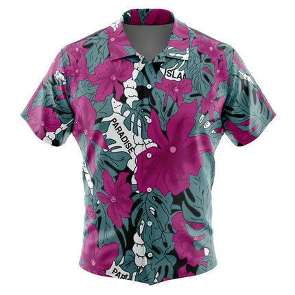 Woody Toy Story Button Up Hawaiian ShirtFashion Trend Breathable Loose Versatile Casual Sports Summer Men