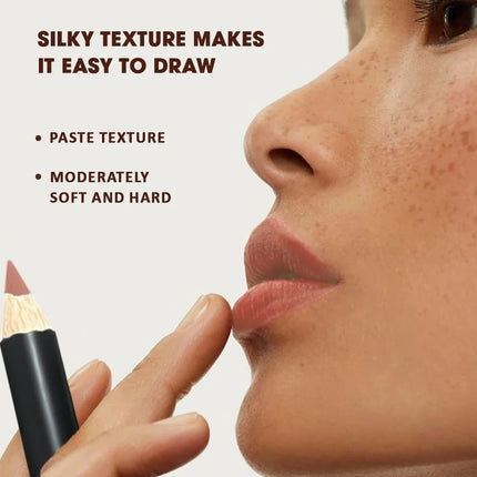 6-Color Plump Lip Liner, Soft, Bright, Rich, Silky, Smooth, Delicate, Waterproof, Easy Makeup, Portable Lipliner