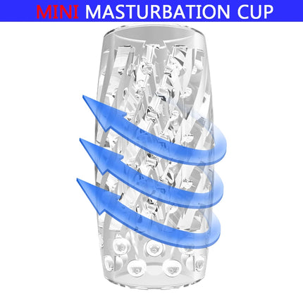 Male Masturbator Cup Soft Pussy Sex Toys Transparent Vagina Anal Adult Endurance Exercise Supplies Vacuum Pocket Cup for Men 18