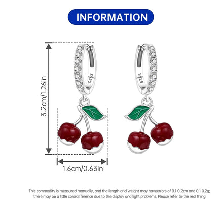 Hot Sale Original 925 Sterling Silver Zircon Pink Paw Print Earrings Heart Flower Leaf Design Women Party Jewelry Gift Ear Loops