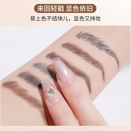 3PCS high-quality 2mm ultra-fine wire eyebrow pencil with precision carving, quick drawing, smooth and waterproof makeup pen