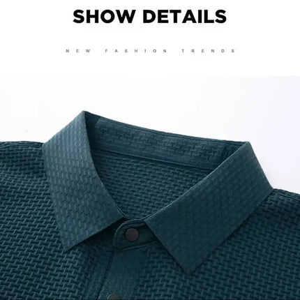 Summer New Men POLO Shirts T-Shirt CZ Ceska Zbrojovka Firearms High End Ice Silk Mesh Men's Short-Sleeved Tops Shirt Collar