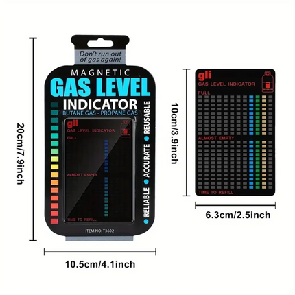 Gas Indicator Level Practical Propane Butane LPG Fuel Gas Tank Level Indicator For Measurement Of Gases At The Adhesive Product
