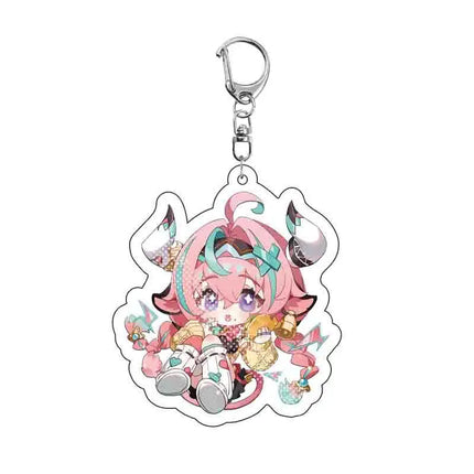 New Gensen Impact Keychain Beautiful Fashion Girl Cute Cartoon Ifa Varesa Keychains Anime Princess Pendant Key Ring Game Gift
