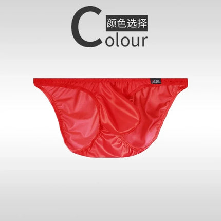 Clearance Sale Underwear men's briefs personalized Shining underwear man black Red Blue party Underwear