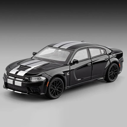 1:32 Dodge Charger SRT Super Sports Car Alloy Metal Diecast Model Car Sound & Light Collection Hobbies Decoration Birthday Gifts