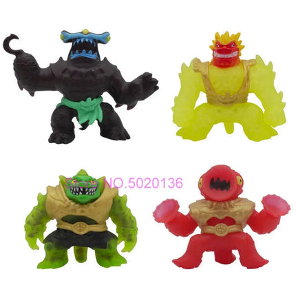Goo Colorful Hero Jit Zu Hulk Squeeze Toys Galaxy Cool Squishy LOLS Doll Slow Rising Stress Relief Toys For Baby Kids Xmas Gift