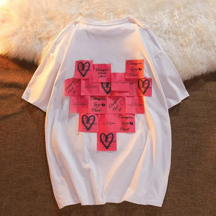 Graphic Essentials with Letter Prints Aesthetic Crewneck Female Streetwear Sweatshirt Pullover Korean Fashion Punk Tops Vintage