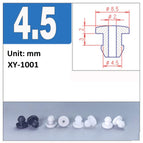 4.5mm / 2Pcs(Black)