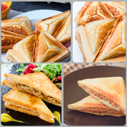 Electric Waffle Maker Panini 750W Sandwich Maker Cooking Kitchen Appliances Breakfast Waffles Machine Non-stick Iron Pan Sonifer