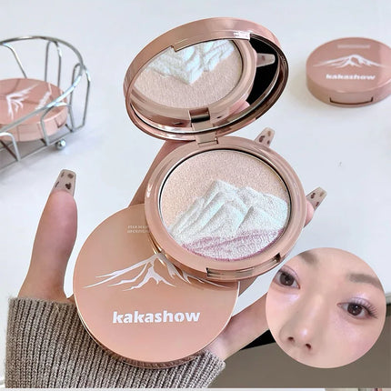Diamond flash high-gloss powder, three-dimensional luster, natural water glow, one count brightens the entire face
