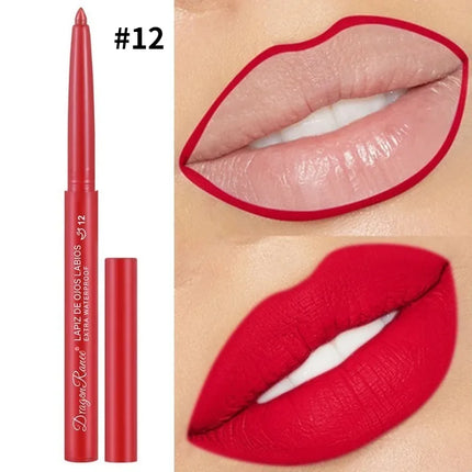 Lip Liner Lipstick Pen Waterproof Lasting Hook Line Lip Pen Matte Beginner Automatic Lips Liner Bean Paste Lip Contour Cosmetics