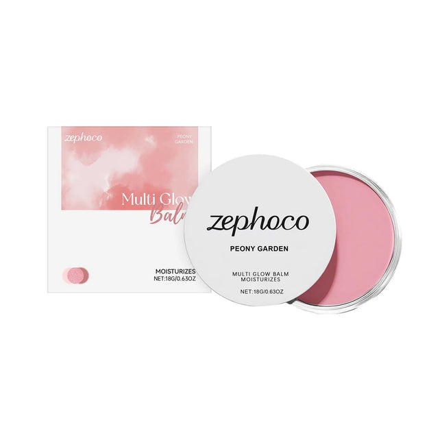 Pink Sakura Cream Blush Makeup Natural Cheek Tint Long Lasting Hydrating Lightweight Blusher Stick  Smooth Comfortable to Wear