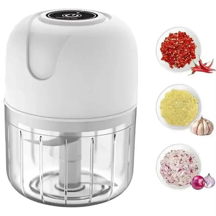 250ML USB Portable Garlic Grinder Mini Electric Food Chopper Meat Grinder Kitchen Vegetable Grinder