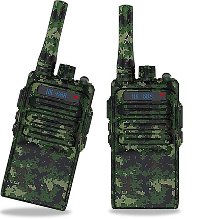 2 Pack Kids Walkie Talkies, 3KM Long Range Two Way Radio, 16 Channels Easy Operation Toy for Boys Girls 3-12 Years Old