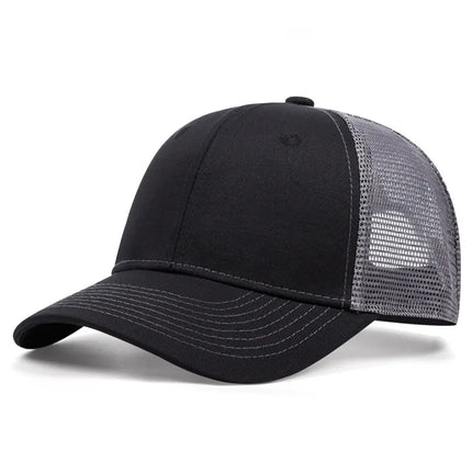 Customized Logo Color Matching Breathable Mesh Baseball Cap Spring and Summer Sunshade Men and Women Adjustable Truck Driver Hat