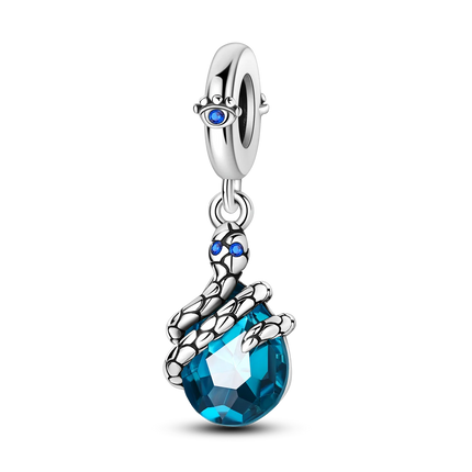 Charm Silver 925 Beads Blue Series Fit Bracelet Charms DIY Original Fashion  Pendants For Jewelry Maing