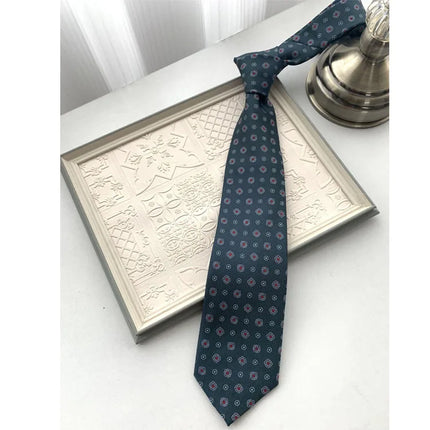Stripes Squares Small Flowers Various Patterns Fashion Trends Daily Student Uniforms Accessories Ties Personalized Simplicity