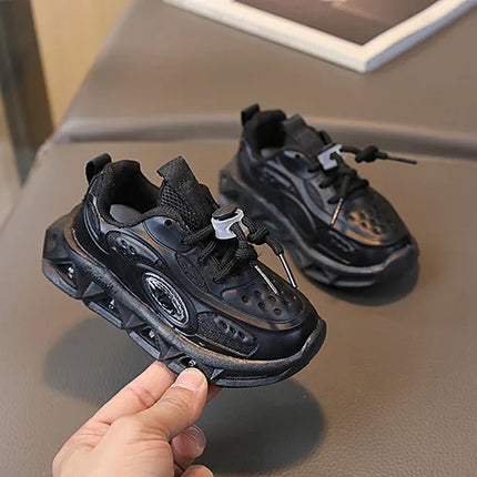 Baby Shoes2023 Spring Autumn New Boys and Girls Light Up Clunky Sneaker Small and Medium-sized Children's Soft Soled Baby Shoes