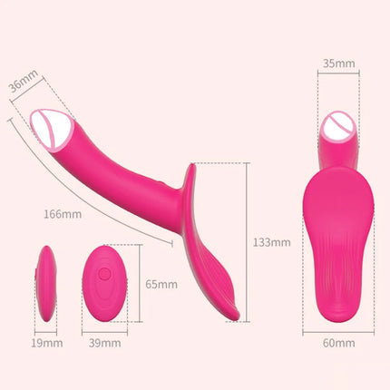 Double Penis Vibrator Dual Ended Strap on Elastic Harness Belt Strap On Dildo Adult Sex Toys for Woman Couples Anal Soft Dildos