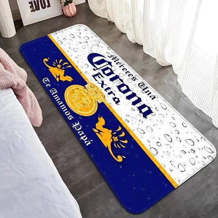 C-Corona E-Extra Beer Room Mats Anti-slip Absorb Water Long Strip Cushion Bedroon Mat Household Carpets