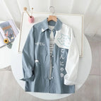 cat shirt blue V8 / M