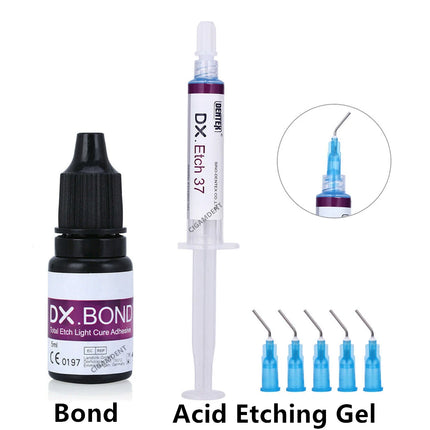 Dentex Dental Nano Hybrid Composite Resin Light Cure Bond Orthodontic Adhesive Bonding Agent Acid Etching Gel A1 A2 A3 A3.5 B1