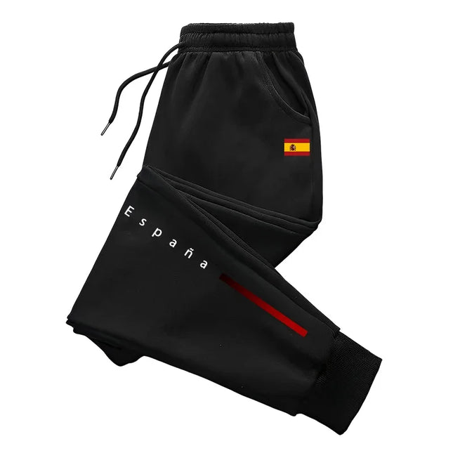 All Season Male Home Outdoor Comfort Soft Trousers 2026 New in Men's Sweatpants Fashion Espana Print Casual Sports Jogger Pants
