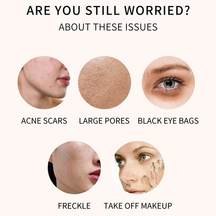 Full Coverage Concealer-waterproof,for Covers Skin Blemishes and Wrinkles and Tattoos,Regulates Skin Tone,Face Concealer Makeup