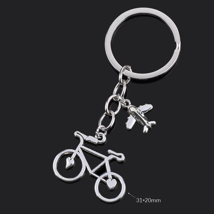 Fashion Animal Women Keychain Car Moon Cat Dog Love Heart Key Chain Friends Gift Jewelry Bag Pendant Wing Evil Eye Angel Turtles