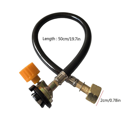 Valve Braided Hose Gas Refill Adapter Rubber Gas Refill Pipe Tube Cylinder Convertor Filling Tank Coupler Accessories Leakproof