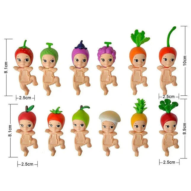 20th Anniversary Harvest Series Fruit Vegetable Ocean Anime Figures Collectible Toy Set 1pcs 2pcs 4pcs 6pcs 12pcs Blind Box