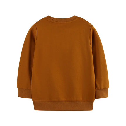 Jumping Meters 2-7T New Design Cotton Boys Sweatshirts Dinosaurs Children's Sport Shirts Long Sleeve Kids Autumn Spring Clothes