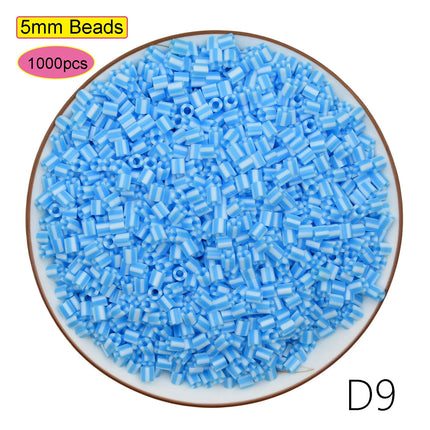 New Colors 1000pcs/pack 5mm Hama Beads Puzzle Education Toys Juguetes 3D Puzzles Jigsaw Puzzle Perler Beads Fuse Beads for Kids