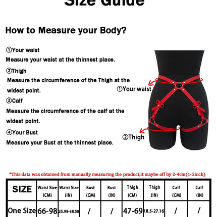 Women Fashion Sexy PU Leather Harness Belts Punk Bdsm Bondage Belt Gothic Fetish Couple's Date Erotic Accessories