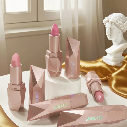SAM SUGAR  6-color dazzling gold moisturizing long-lasting lipstick Diamond pearl fine sparkle color lipstick