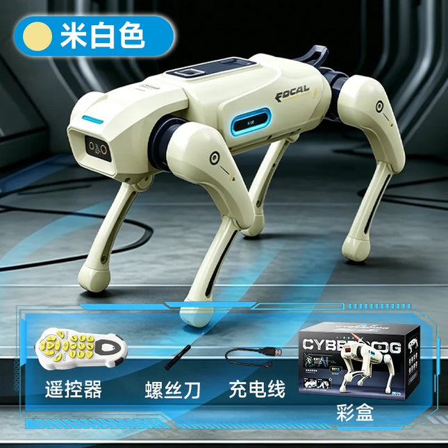 Cocol Intelligent Eight Wheel Remote Control Robot Dog Ai Bionic Light Music Dancing Long Battery Life Wireless Holiday Gift