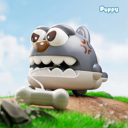 Baby Puppy Toy Car Cable Inertial Sliding Visual Sensory Cultivation Baby Early Education Puzzle Toy Parent Child Interaction
