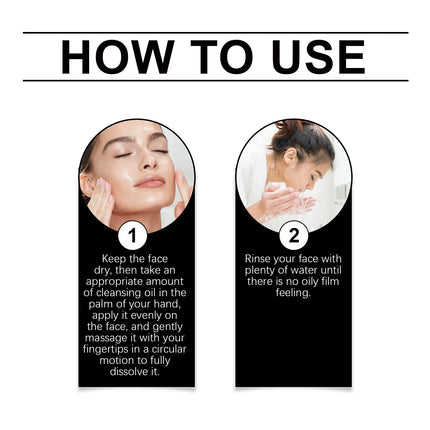 Makeup Removal Oil Purifying Pores Shrinking Deeply Cleansing Soothing Skin Remove Blackheads Moisturizing Facial Cleanser Oil