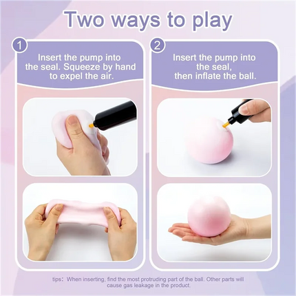 Shapeable Vacuum Grape Squishy Sand Stress Ball Squeeze Stress Anxiety Relief Sensory Fidget Toy Soothing Decompression Toy