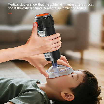 Anti Choking Auto Heimlich First Aid Choking Rescue Device with S&m&l Mask for Adults Kids Rescue, Life Saving Suction Emergency