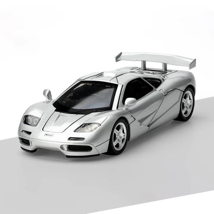 1:32 McLaren F1 XP4 XP5 1933 Supercar Alloy Metal Diecast Model Car Sound And Light Pull Back Children's Toys Car Holiday Gifts